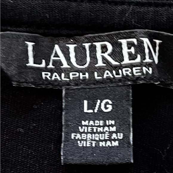 Ralph Lauren Jack Russell Print Jersey Tee Shirt in Black RARE - Picture 3 of 6